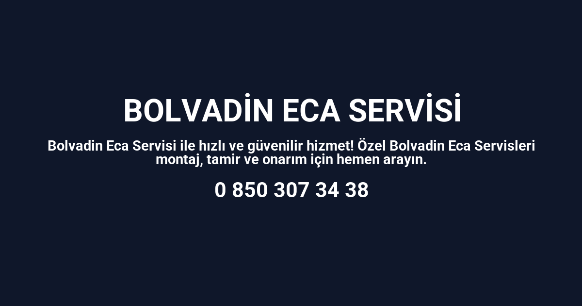 Bolvadin Eca Servisi